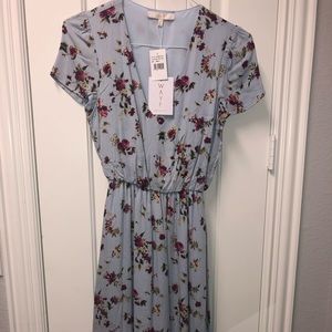 Wayf midi floral dress